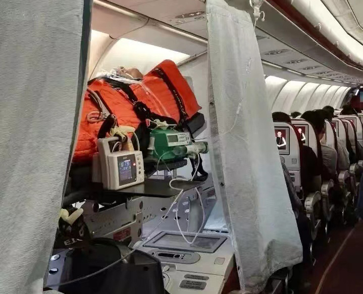 汨罗市跨国医疗包机、航空担架